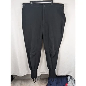 Cabela's Pantalone da Caccia in Pile Nero Uomo Taglia 2XL Regular - Foto 1 di 13