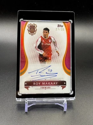 Topps Bayern Munich 125 Years Anniversary Legend On Card Roy Makaay Auto /33 - Image 1 of 3