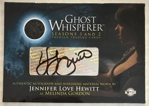 2009 GHOST WHISPERER🔥Jennifer Love HEWITT as Melinda Gordon Wardrobe AUTO Card - Bild 1 von 2