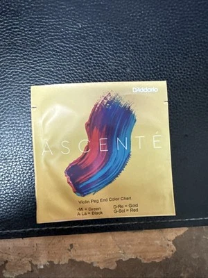 D'Addario Ascenté Violin String Set, 4/4 Scale, Medium Tension - Image 1 of 2