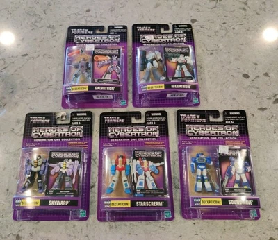Lot/5 Transformers Heroes of Cybertron Generation One G1 2001 Action Figures NIP - Image 1 of 4
