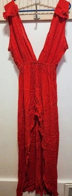 Maxi Vestido Gauzy Talla 6 Beach Swim Cover-up de ASOS ¡NUEVO CON ETIQUETAS! Foto 1 de 4