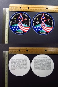 Adesivi NASA ACT TOS German Astro Orion Stars (2) STS-51 Space Shuttle orig - Foto 1 di 3