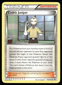 Pokemon Tcg Cedric Juniper #110 Pokemon Legendary Treasures LP - Picture 1 of 2
