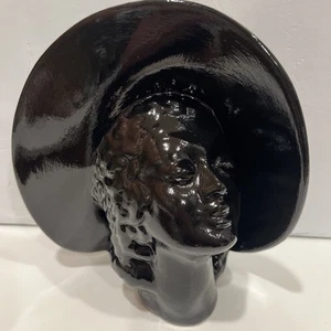 Vintage Royal Haeger Kopf Vase Frau mit dem breitkrempigen Hut Art Deco 30er Jahre - Bild 1 von 13