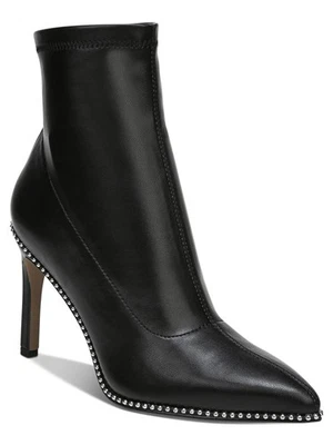 Botines de aguja BAR III para mujer negros elásticos con cuentas Melanay punta 9,5 M Foto 1 de 4