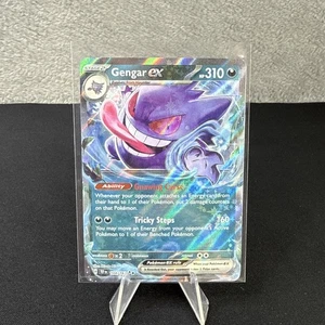 Gengar ex 104/162 Sv05: Temporal Forces Double Rare Holo Pokemon TCG Card - Picture 1 of 3