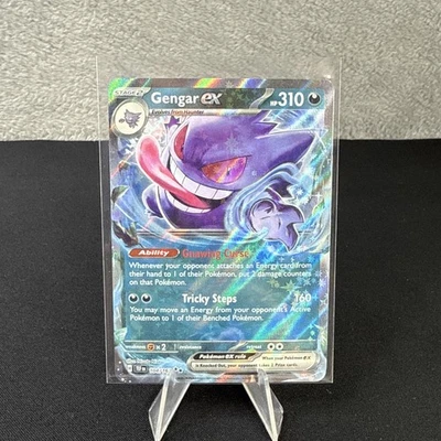 Gengar ex 104/162 Sv05: Temporal Forces Double Rare Holo Pokemon TCG Card - Image 1 of 3