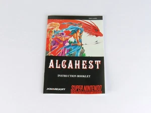 Alcahest - SNES Manual - English - NEW Replacement - Imagen 1 de 4