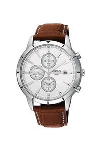 Lorus Herren Chronograph Lederarmband Uhr RF325BX9 - Bild 1 von 1