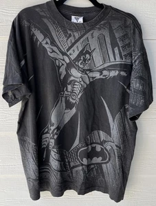 Vtg 90s Batman DC Comics Inc AOP 1992 Shirt Size XL Single Stitch Licensed - Picture 1 of 7