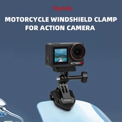 Camera Outdoor Vlog Adapter Clip Mount for GoPro 13/DJI Action5Pro/Insta360 X5 - Image 1 of 4