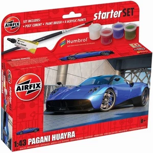 PAGANI HUAYRA CAR - KIT MODELLINO AIRFIX - SET SCALA 1:43 VERNICI INC ECC - Foto 1 di 1
