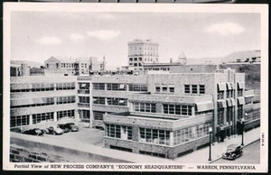 WARREN PA New Process Company Blair Economy HQ Vtg Postcard Old B&W PC - Picture 1 of 1