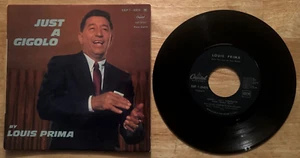 45 7" FRENCH EP LOUIS PRIMA JUST A GIGOLO 1st PRESSING - Picture 1 of 2