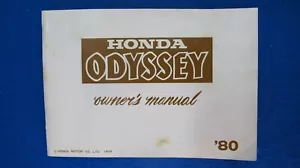 Honda FL250 Odyssey 1980 New Old Stock Factory Original Owners Manual F517 - Picture 1 of 5