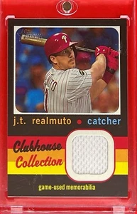 2020 Topps Heritage HN  #CCR-JRE J.T. Realmuto Patch SP (MEM) - Picture 1 of 4