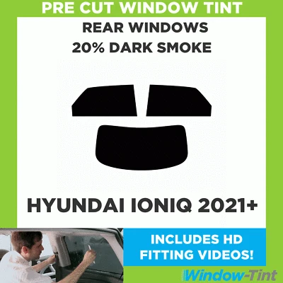 For Hyundai Ioniq 2021+ Pre Cut Window Tint Kit 20% Dark Rear Car Tinting Film - Image 1 of 4