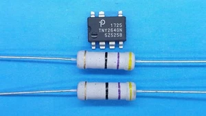 TNY264GN IC Baustein + 2x 47 Ohm Widerstand 3 Watt, für AEG, Whirlpool.... - Bild 1 von 1