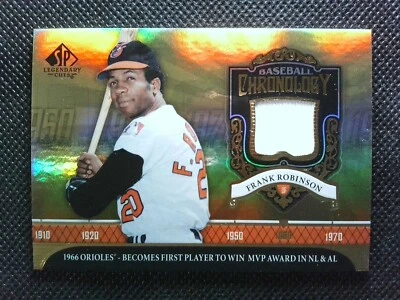SP Legendary Cuts 2006 - Frank Robinson #BC-FR - Materiales de cronología de béisbol Foto 1 de 2