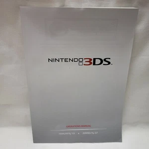 OEM Nintendo 3DS Operations Manual Original Owners Manual English French Spanish - Picture 1 of 8