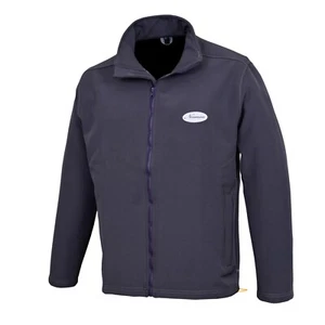 Grau Herren Weich Außen Windbeständig Windfest Thermofutter Fleecejacke - Picture 1 of 2