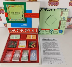 MONOPOLI QUADRATO CLASSICO LIRE PARKER BROTHERS GIOCO DA TAVOLO EG NUOVO APERTO - Foto 1 di 7