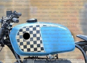 BMW R100 RT RS R90 R80 R75 Stahl Himmelblau lackierter Kraftstofftank mit Monza - Picture 1 of 7