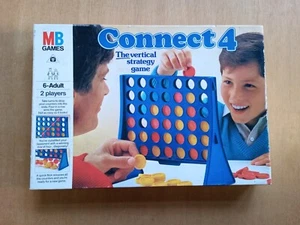 Vintage Connect 4 Family Boardgame - MB Games 1993 - Complete & Vgc - Picture 1 of 4