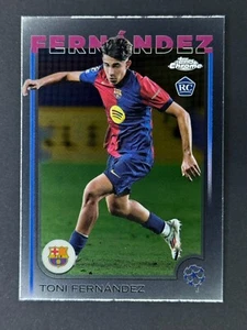 2024-25 Topps Chrome UEFA Club Competitions #85 Toni Fernandez RC - Picture 1 of 2