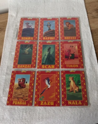 Skybox The Lion King 1994 serie 2 inserción emergente ¡Juego completo P1-9! PELÍCULA DISNEY Foto 1 de 4