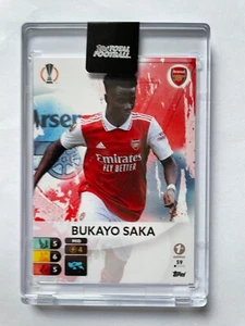2022-23 Topps Total Football Base #59 Bukayo Saka Arsenal 1st Edition Magnet - Bild 1 von 2