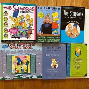 THE SIMPSONS - LOT OF 6 VINTAGE BOOKS (1990-2001) - GREAT CONDITION - GROENING - Picture 1 of 14