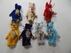 World Of Miniature Bears #599-Lot By Theresa Yang 2.5" Plush Bear 6 Pcs