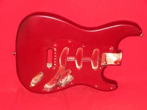 Fender 1980 Candy Apple Red Strat Stratocaster Ash Body - Picture 1 of 6