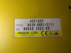 FANUC LTD AOD16D2 A03B-0807-C171 N9648 2002 09 - Picture 1 of 7