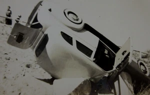 Vintage Car Accident Roll Over Cliff Photo Upside Down Palm Springs CA 1939 - Picture 1 of 4