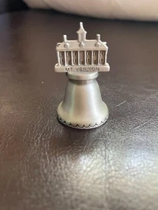 Pewter Bell Mount Vernon 1.5” - Picture 1 of 4