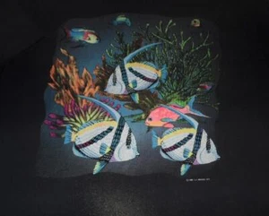 Camiseta L L WINGS FISH BOWL Multicolor Gráfico Azul Envejecido Extra Grande 1991 - Imagen 1 de 9
