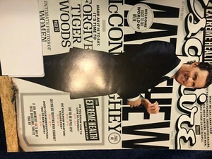 Esquire April 2011 Matthew McConaughey Tiger Woods - Picture 1 of 3