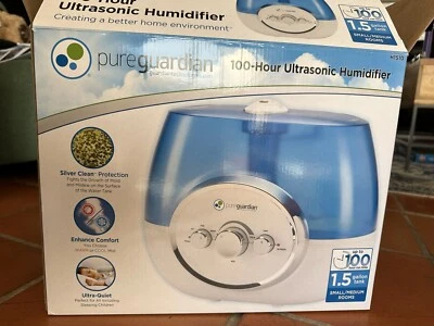 Pureguardian 100-Hour Ultrasonic Warm and Cool Mist Humidifier H1510 Barely Used - Image 1 of 4