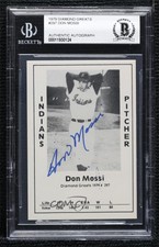 1979 TCMA Diamond Greats Don Mossi #297 BAS Certified BGS Encased Auto