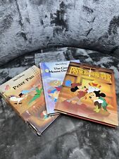 Disney Classic Series 3 Book Set Peter Pan, Prince Pauper & The Great Mouse…
