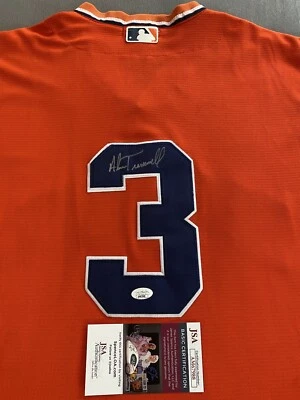 TIGERS ALAN TRAMMELL AUTOGRAPH #3 COOPERSTOWN COLLECTION JERSEY JSA AM67988 - Image 1 of 4