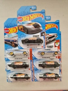 Hot Wheels Lot 7x ZAMAC Series Dodge Charger Stock Car / AMC Rebel Machine E23 - Picture 1 of 1