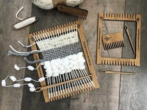 Weaving Loom Kit with 2 looms PLUS many accessories, weaving for beginners, Lap - Picture 1 of 9