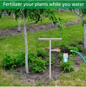 Mangiatoia per radici strumento per irrigazione radici profonde con dispenser fertilizzante albero irrigazione spik - Foto 1 di 6
