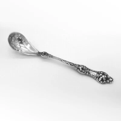Old Orange Blossom Olive Spoon Alvin Sterling Silver 1905 Mono M - Image 1 of 3