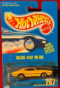HOT WHEELS OLDS 442 W-30 #267 BLUE CARD. SEE COMBINED OFFERS! - Picture 1 of 1