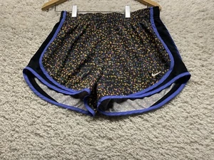 Women's Nike Dri-FIT Tempo Icon Clash Running Shorts Medium Black/ppl 3" Inseam - Picture 1 of 6